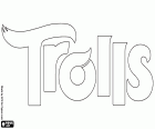 Trolls, o logotipo original em inglês do filme de animação da DreamWorks