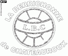 Logotipo da La Berrichonne de Châteauroux, LB Châteauroux, sports club, com sede em Châteauroux, cidade no centro da França