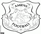 Logo de Amiens Sporting Club, clube de futebol baseado em Amiens, cidade da Picardia, no norte da França
