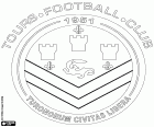 Logo do Tours Football Club, clube de futebol com sede em Tours, cidade no centro-oeste da França e capital do departamento de Indre-et-Loire