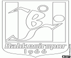 Escudo de Balikesirspor Kulübü Derneği, clube desportivo da cidade de Balıkesir, capital da província com o mesmo nome na região de Mármara, na Anatólia ocidental