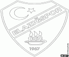 Emblema de Elazig Spor Kulübü, conhecido como Elazığspor, clube de futebol com sede em Elazığ, cidade do leste da Anatólia e capital da província homónima