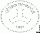 Escudo do Giresun Spor Klub, Giresunspor, clube de futebol na cidade de Giresun, capital da província com o mesmo nome na região do mar Negro