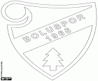 Logotipo de Boluspor Kulübü, clube de futebol baseado em Bolu, cidade situada no noroeste da Anatólia, capital da província com o mesmo nome