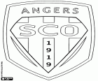 Emblema de Angers Sporting Club de L'Ouest, também conhecido como Angers SCO, clube de futebol da cidade de Angers, no oeste da França. Angers é a capital do departamento de Maine-et-Loire