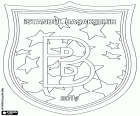 Distintivo de İstanbul Başakşehir Futbol Kulübü, clube de futebol com sede em Başakşehir, distrito no lado europeu da cidade de Istambul, a maior e mais populosa da Turquia