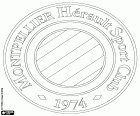 Emblema de Montpellier Hérault Sport Club, clube de futebol com sede em Montpellier, cidade do Sul da França, capital da região de Languedoc-Roussillon