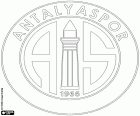 Emblema do Antalyaspor Kulübü, clube de futebol baseado em Antália, cidade situada na costa mediterrânea no sudoeste da Turquia e capital da província com o mesmo nome