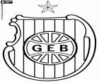 Logo do Grêmio Esportivo Brasil, GEB, clube desportivo com sede em Pelotas, cidade do Estado de Rio Grande do Sul, no sul do Brasil