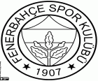 Distintivo do Fenerbahçe Spor Kulübü, clube desportivo com sede em Kadıköy, um distrito na parte asiática de Istambul, com costa no mar de Mármara