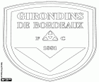 Logotipo do Football Club des Girondins de Bordeaux, clube de futebol com sede em Bordeaux, cidade do sudoeste da França e capital da região da Aquitânia