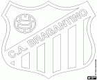 Distintivo do Clube Atlético Bragantino, clube de futebol baseado em Bragança Paulista, cidade do estado de São Paulo, região sudeste do Brasil