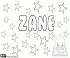 Zane, nome com origens diversas, em várias línguas. Zane, nome de origem hebraica para menino, variante do Jon. Zane, nome masculino de origem inglesa, vindo o mesmo sobrenome. Zane, nome feminino na Letónia derivado Zuzana. Zane, nomes de origem árabe para menino e menina. Zane, sobrenome italiano de origem veneziana medieval