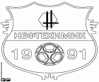Distintivo de FC Neftekhimik Nizhnekamsk, clube de futebol com sede em Nizhnekamsk, cidade na República do Tartaristão, na região do Volga, no centro da planície russa