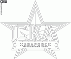 Emblema do FK SKA-Khabarovsk, clube de futebol com sede em Khabarovsk, a segunda maior cidade, depois de Vladivostok, no Extremo Oriente russo, capital do Krai de Khabarovsk e do Distrito Federal do Extremo Oriente