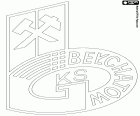 Escudo de Górniczy Klub Sportowy Bełchatów, GKS Bełchatów, clube de futebol em Bełchatów, cidade da voivodia de Łódź na área central da Polônia