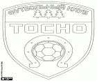 Emblema do Tosno FK, clube de futebol baseado em Tosno, município às margens do Rio Tosna, centro administrativo do distrito Tosno no Oblast de Leningrado