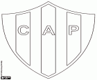 Emblema do Clube Atlético Paraná, clube de futebol sediado no Paraná, cidade às margens do Rio Paraná e capital da província de Entre Ríos