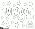 Vlado, diminutivo masculino para nomes de origem eslava, como Vladimir e Vladislav entre outros. Vlado é um nome usado para garoto na Croácia, Sérvia, Eslováquia, Eslovénia, Bulgária e Macedónia. Outras variantes são Vlad, Vladan, Valdis e Valdas