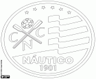 Escudo do Clube Náutico Capibaribe, clube desportivo com sede em Recife, cidade na costa atlântica do nordeste do Brasil e a capital do estado de Pernambuco