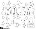 Willem, nome para menino nos Países Baixos, nome de origem germânica, derivado de Willhelm