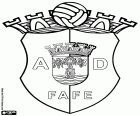 Emblema da Associação Desportiva de Fafe, AD Fafe, clube de futebol em Fafe, cidade do noroeste de Portugal, no distrito de Braga