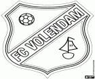 Escudo do FC Volendam, clube de futebol baseado em Volendam, cidade portuária no noroeste dos Países Baixos, na província de Noord-Holland. Volendam é uma atração turística, juntamente com Edam a vizinha cidade famosa pelo seu queijo