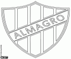 Escudo de Club Almagro, clube de futebol baseado em Almagro, um bairro da capital Argentina, Buenos Aires