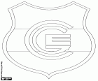Distintivo do Club Atlético Gimnasia y Esgrima, conhecido como Gimnasia y Esgrima de Jujuy, clube de futebol com sede em San Salvador de Jujuy, cidade no norte da Argentina e capital da província de Jujuy