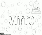 Vitto, diminutivo usado para nomes de origem italiana como Vittorio, Vittore e Vittoriano, também usado para os nomes equivalentes femininos