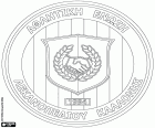 Logo do AEL Kalloni FC, clube de futebol com sede em Mitilene, cidade da ilha de Lesbos e capital da região do Egeu setentrional