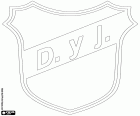 Emblema do Club Social y Deportivo Defensa y Justicia, clube de futebol baseado em Florencio Varela, cidade da província de Buenos Aires, que faz parte da conurbação da capital da Argentina