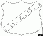 Logo do Noad Advendo Combinatie Breda, conhecido como NAC Breda, clube de futebol com sede em Breda, cidade de fronteira com a Bélgica, na província de Brabante do Norte, no sul dos Países Baixos