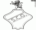 Logotipo do Sporting Clube Olhanense, clube de futebol com sede em Olhão, cidade portuária dedicada à pesca do distrito de Faro, no Algarve, no sul de Portugal