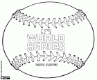 Uma bola de beisebol comemorativa da MLB World Series. A competição começou em 1903. Até o ano de 2016, New York Yankees tem 27 títulos em 40 finais e Saint Louis Cardinals tem 11 títulos em 19 finais. O último time vencedor foi o Chicago Cubs quebrando a maldição do bode Billy na série final de 1945, o terceiro título desde 1907 e 1908. A final de 2016 foi a primeira disputada após a maldita final em 1945