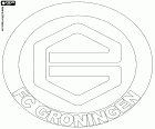 Emblema do FC Groningen, clube de futebol baseado em Groningen, cidade situada no nordeste dos Países Baixos e capital da província de mesmo nome