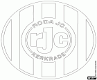 Emblema do Sport Vereniging Roda Juliana Combinatie Kerkrade, clube de futebol baseado em Kerkrade, cidade na fronteira com a Alemanha, na província de Limburg, no sul dos Países Baixos