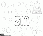 Zia, nome com origens diversas. Zia, nome de origem árabe, usado para meninas e, mais comumente, para meninos. Zia, variante de Zea, nome masculino e feminino com origem latina