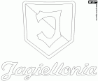 Logo do Jagiellonia Białystok, clube de futebol com sede na cidade de Białystok, cidade situada no noroeste da Polônia, a cerca de 60 quilômetros da fronteira com a Bielorrússia, é a capital da voivodia da Podláquia