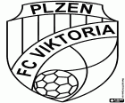Distintivo de FC Viktoria Plzeň, clube de futebol com sede em Pilsen, cidade da região histórica da Boémia, na parte ocidental da República Checa. Esta cidade Checa localizado cerca de 90 km a oeste de Praga e é famosa em todo o mundo pela cerveja