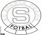 Emblema do Sparta Praga, AC Sparta Praha fotbal, clube de futebol em um clube desportivo baseado em Praga, cidade às margens do Rio Vltava, na região da Boémia. O centro histórico da capital da República Checa é Património Mundial da UNESCO
