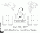 New England Patriots contra Atlanta Falcons, a Super Bowl 2017 no estádio NRG em Houston, Texas, no domingo 5 de fevereiro de 2017