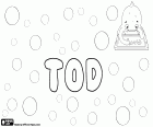 Tod, nome para menino em inglês, tem sua origem no sobrenome inglês Todd, derivado de Todde, palavra em inglês arcaico, seu significado é raposa