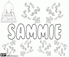 Sammie, nome usado em inglês tanto para menino e menina, variante de Sam e Sammy, diminutivo de nomes ingleses, como Samuel, Samson e Samantha