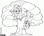 O sonho de toda criança é ter uma casinha de madeira nos galhos de uma árvore