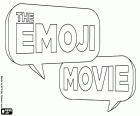 O logotipo original em inglês do filme de animação Emoji, The Emoji Movie