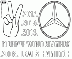 Lewis Hamilton, o piloto britânico ganhou seu quarto título de campeão mundial de Fórmula 1. É o seu terceiro título mundial com a equipe Mercedes, 2014, 2015 e 2017. Seu primeiro título foi em 2008 com a equipe McLaren