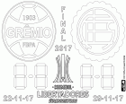 Em disputa a final da Copa Libertadores 2017, entre Gremio de Porto Alegre e Club Atlético Lanús. Primeiro jogo em Porto Alegre (Brasil) no 22 de novembro, segundo jogo em Lanus (Argentina) no 29 de novembro. Inclui o novo logotipo e o novo nome oficial, Conmebol Libertadores Bridgestone 2017