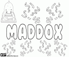 Maddox, nome masculino de origem inglesa, derivada do sobrenome galês que significa "filho de Madoc"