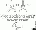 Logo dos Jogos Paralímpicos de inverno de PyeongChang 2018, Coreia do Sul